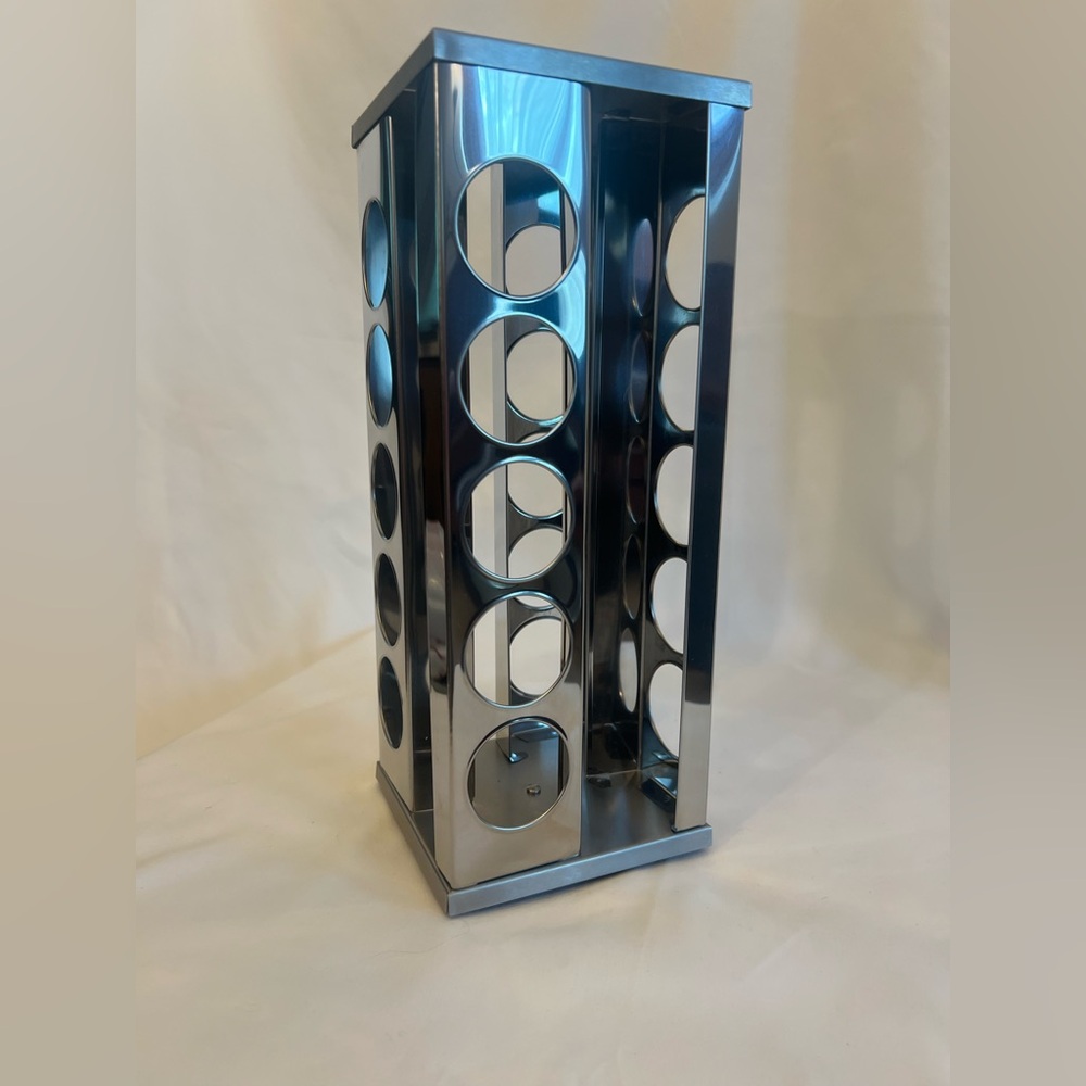 Kamenstein Stainless Steel Spice Rack 20-Jar Revolving Spinning